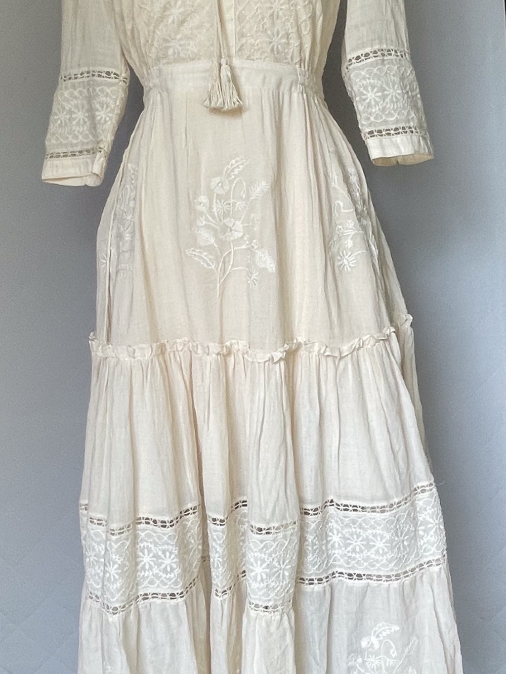 Spell & the Gypsy Collective - Loves Me Not Garden Dress - Cream Dress - XS - Picture 6 of 16